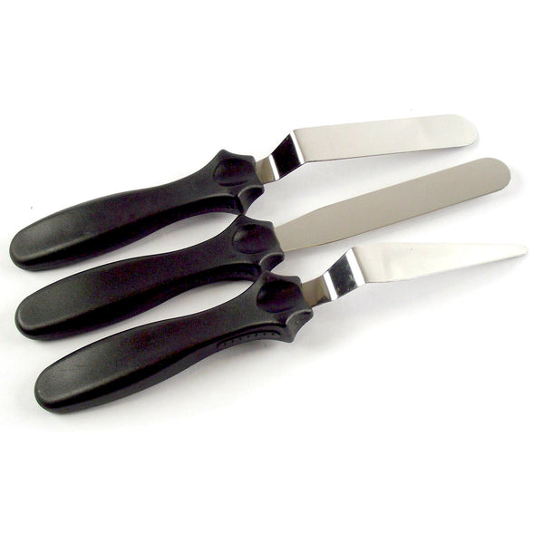 1126 Multi-function Cake Icing Spatula Knife - Set of 3 Pieces - DeoDap