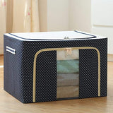 3890 Living Boxes for Clothes, Blanket Bag, wardrobe Orgainzer, Saree Cover Bag- 66 Ltr.