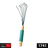 1741 Stainless Steel Tooth Garden Leaf Rake