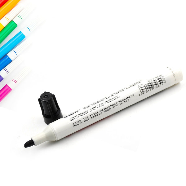 1603 Black Permanent Marker Leak Proof Marker Craft Works Pack Of 12Pcs