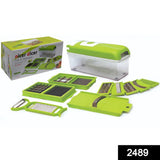 2489 Plastic 13-in-1 Manual Vegetable Grater,Chipser and Slicer