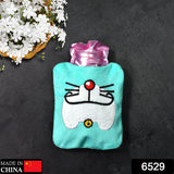 6529 Doremon Cartoon small Hot Water Bag with Cover for Pain Relief, Neck, Shoulder Pain and Hand, Feet Warmer, Menstrual Cramps. DeoDap