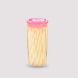 1095 Bamboo Toothpicks with Dispenser Box - DeoDap