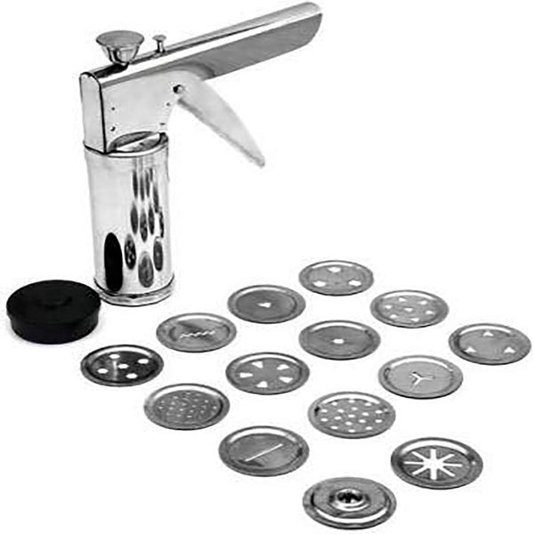 2327 15 IN 1 STAINLESS STEEL KITCHEN PRESS WITH DIFFERENT PARTS