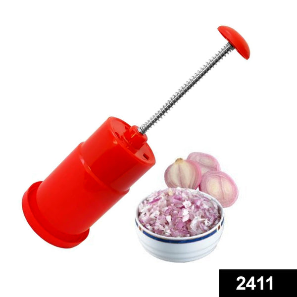2411 Onion Vegetable Hand Press Cutting Chopper - DeoDap