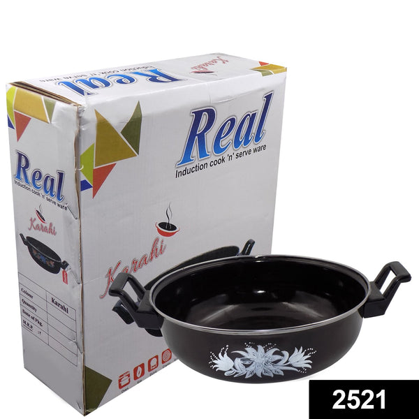 2521 Traditional Small Cast Iron Kadai - DeoDap