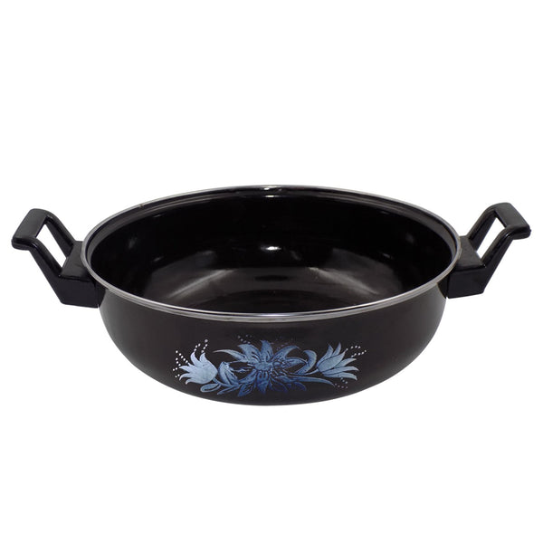 2521 Traditional Small Cast Iron Kadai - DeoDap