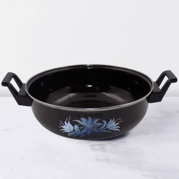 2521 Traditional Small Cast Iron Kadai - DeoDap