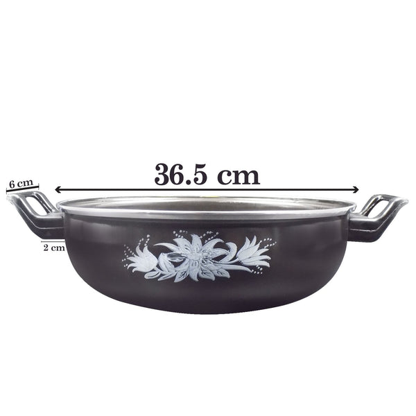 2521 Traditional Small Cast Iron Kadai - DeoDap