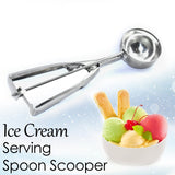 2523 Ice Cream Serving Spoon Scooper (Stainless Steel) - DeoDap