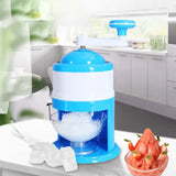 5771 Portable Gola Maker Ice Crusher and Shaved Ice Machine, Hand Shaved Ice Machine Manual Fruit Smoothie Machine Mini Household Ice Shaver Small Ice Crusher