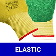 0677 Reusable Cut Resistance Gloves Heavy Duty Rubber Coating for firm Grip