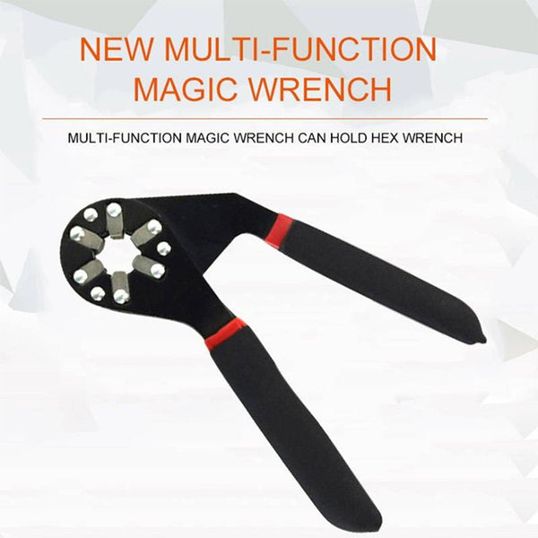 9062 Multi-Function Hexagon Universal Wrench Adjustable Bionic Plier Spanner Repair Hand Tool (Small) Single Sided Bionic Wrench Household Repairing Wrench Hand Tool DeoDap