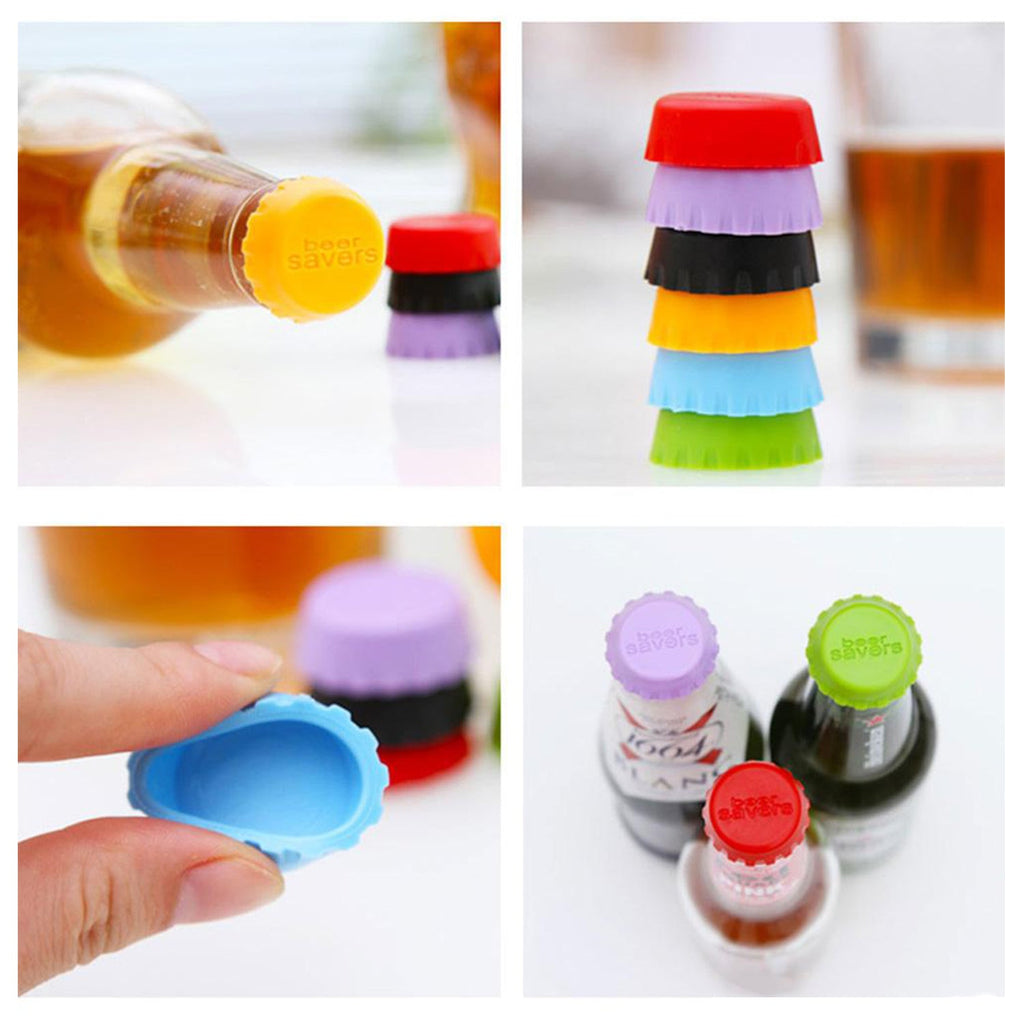 6Pcs Soda Can Lids Soda Beverage Beer Saver Easy To Clean Can
