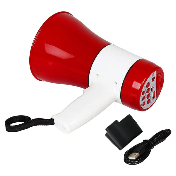 6421 Megaphone Bluetooth 75 Watts Handheld Dynamic Megaphone Outdoor, Indoor PA System Talk/Record/Play/Music/Siren with dog ic DeoDap