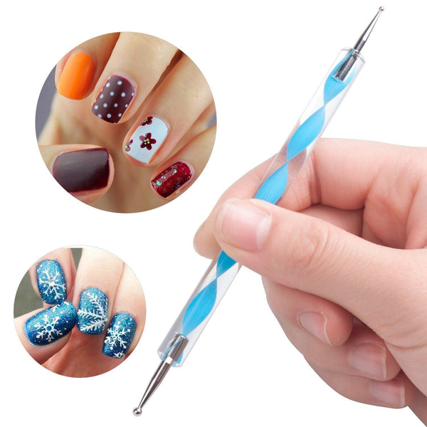 6020 Nail Art Point Pen and Set Used by Womens and Ladies for Their Fashion Purposes. DeoDap
