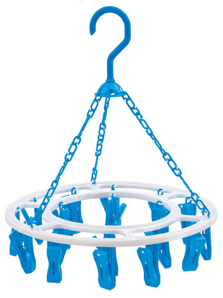 10''plastic Baby Hanger with Clips, Clip Hanger for Baby Clothes