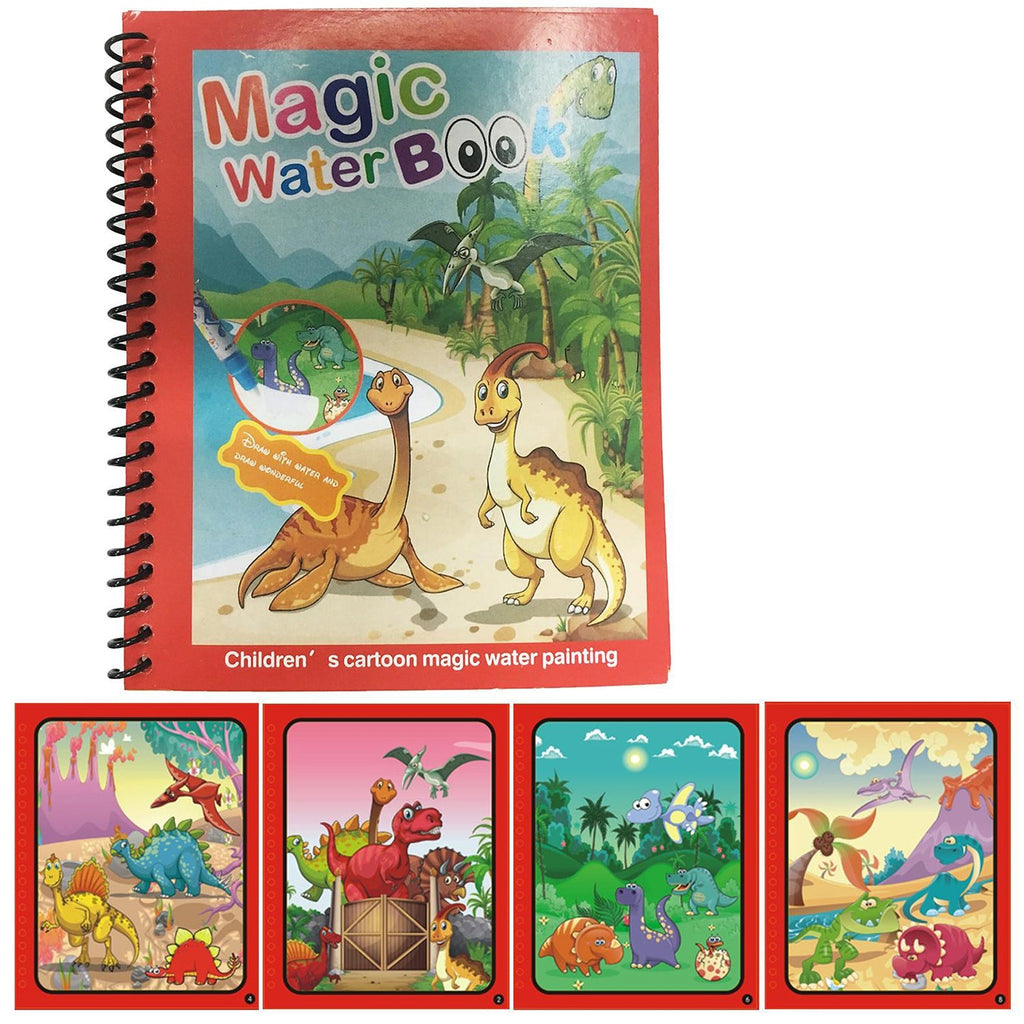 8091 Magic Water Quick Dry Book Water Coloring Book Doodle with Magic –  Amd-Deodap