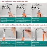 9087 Flexible Water Tap Extender, Universal Foaming Extension Tube with Connector, 360 Free Bending Faucet Extender, Adjustable Sink Drain Extension (18cm) DeoDap