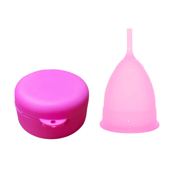 3527M Foldable Menstrual Cup for Women Foldable Large Size Reusable, Ultra Soft, Odour and Rash Free 100% Medical Grade Silicone No Leakage Protection for Up to 8-10 Hours FDA Approved