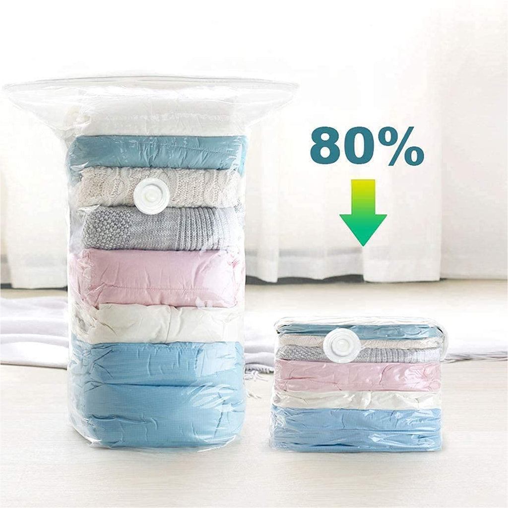 Adhunyk Vacuum Storage Bags for Clothes, Blankets, and Bedding - Space-Saving  Travel Storage Vacuum Bags Price in India - Buy Adhunyk Vacuum Storage Bags  for Clothes, Blankets, and Bedding - Space-Saving Travel