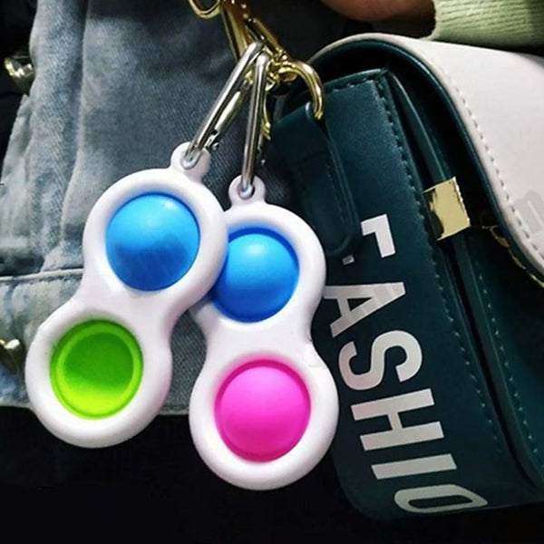 4850 Simple Dimple Fidget Toy Mini Keychain DeoDap