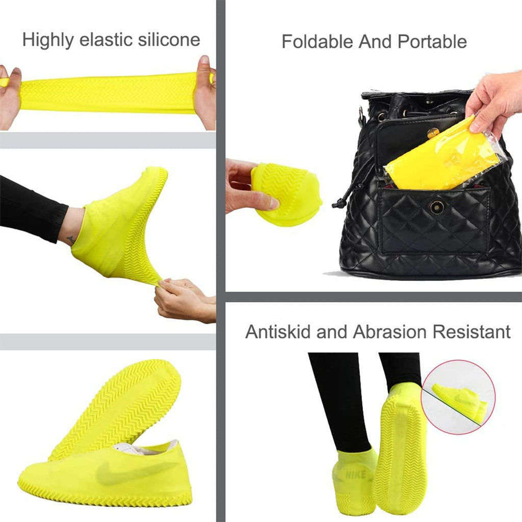 4867A NON-SLIP SILICONE RAIN REUSABLE ANTI SKID WATERPROOF FORDABLE BO –  Amd-Deodap