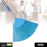 4699 Broom with Long Stainless Steel Rod and Extendable Cobweb Cleaner Stick DeoDap