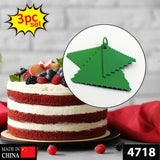 4718 T shape Scraper for Cake with Edge Cake Decorating Tools
