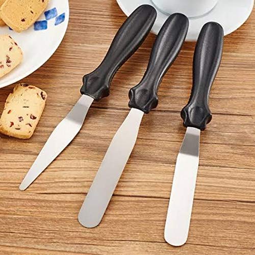 1126 Multi-function Cake Icing Spatula Knife - Set of 3 Pieces - DeoDap