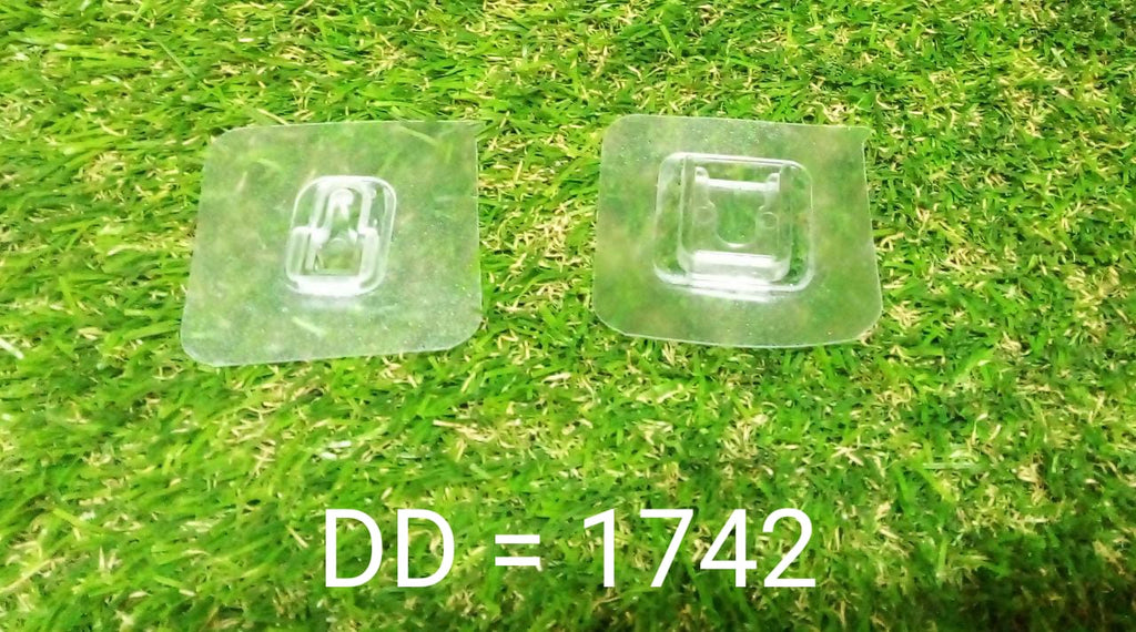 1742 Magic Adhesive Plastic Wall Hooks Heavy Duty Hooks (Pack of 20 - –  Amd-Deodap