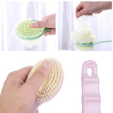 4832 2in1 Bath Brush With Long Handle DeoDap