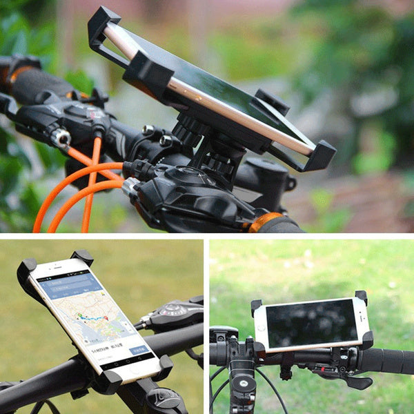 1456 Bike Phone Mount Anti Shake and Stable Cradle Clamp with 360° Rotation DeoDap