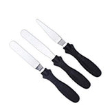 1126 Multi-function Cake Icing Spatula Knife - Set of 3 Pieces - DeoDap