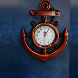 4931 Anchor Wall Clock for Home (Moq :- 24 Pcs) DeoDap