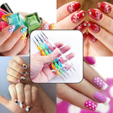 6020 Nail Art Point Pen and Set Used by Womens and Ladies for Their Fashion Purposes. DeoDap