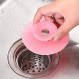 1163 Creative 2-in-1 Silicone Sewer Sink Sealer Cover Drainer (multicolour) - DeoDap