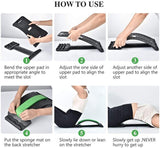 1666 Multi-Level Back Stretcher Posture Corrector Device For Back Pain Relief - DeoDap