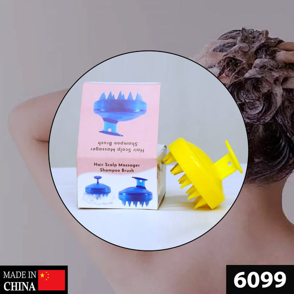 6099 Hair Scalp Adjustable Massager Shampoo Brush,Scalp Shampoo Brush