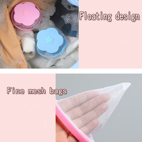 1446 Washing Machine Floating Filter Lint Mesh Bag Net Pouch Hair/Lint Catcher - DeoDap