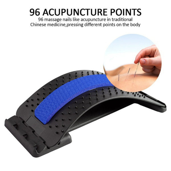 1666 Multi-Level Back Stretcher Posture Corrector Device For Back Pain Relief - DeoDap