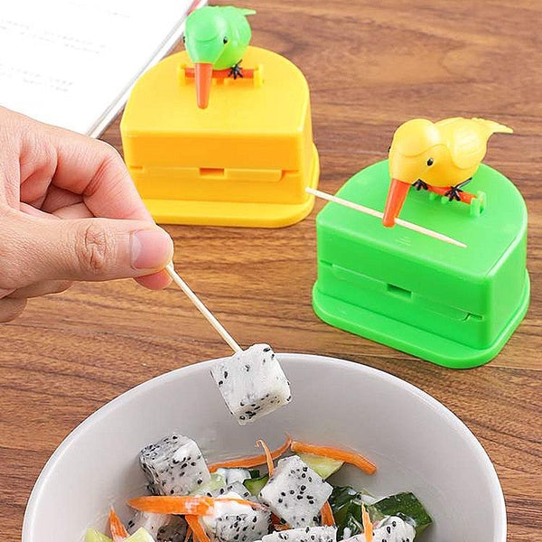 1180 Portable Automatic Bird Toothpick Storage Box - DeoDap