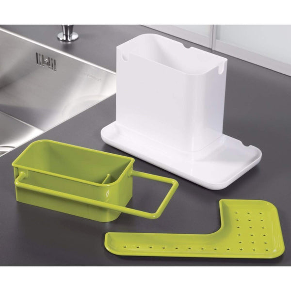 2155 Plastic 3-in-1 Stand for Kitchen Sink Organizer Dispenser for Dishwasher Liquid - DeoDap