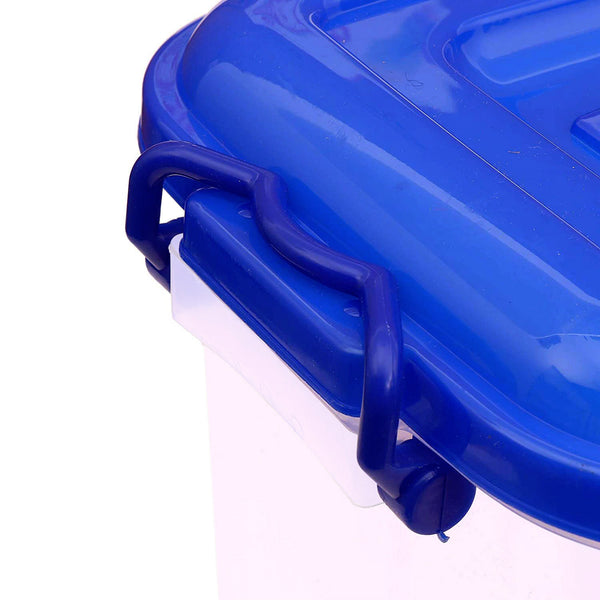 3760 Plastic Container with Side Lock-Handle for Flour, Pulses, Cereal, Atta, Rice, Snacks Etc (3.5 KG)