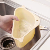 2119 Triangular Multi Functional Drainer Sink Storage Holder