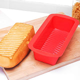 3307 Bread Loaf Pan,Rectangular Silicone Mold Baking Tools Candy Toast Mould Easter Bread Baking Tool Supplies Cake Bakeware Pan (1PC - Multicolor)