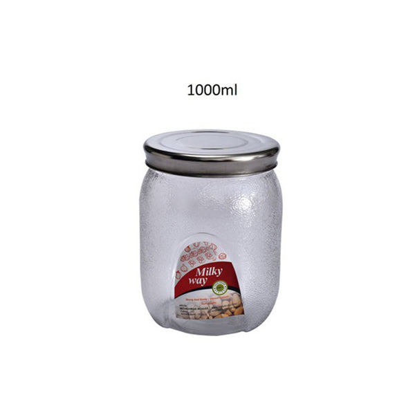 3676 Milky Way Pet Transperant Jar 1000ml