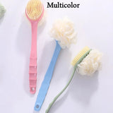 4832 2in1 Bath Brush With Long Handle DeoDap