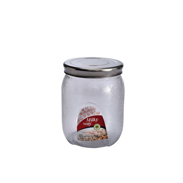 3676 Milky Way Pet Transperant Jar 1000 Ml