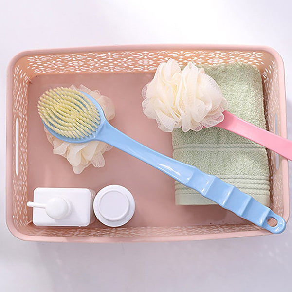 4832 2in1 Bath Brush With Long Handle DeoDap